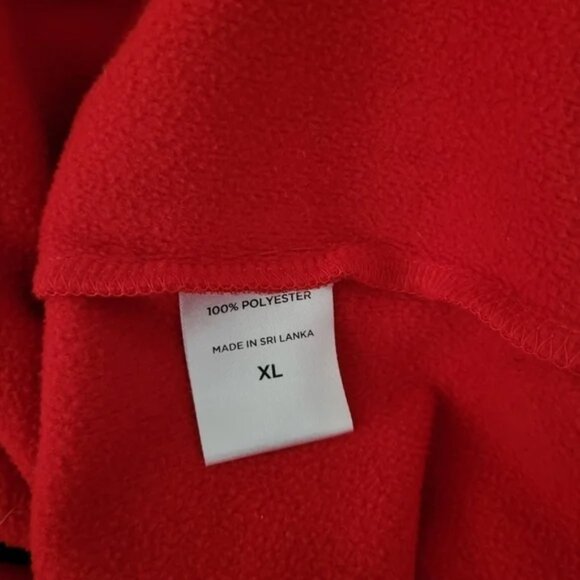 Ohio State Buckeyes Hoodie XL Unisex Red Gray Pullover Sport Tek Michigan - Picture 7 of 8